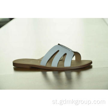 Basali ba New Comfortable Soft Sole Leather Flat Sandals